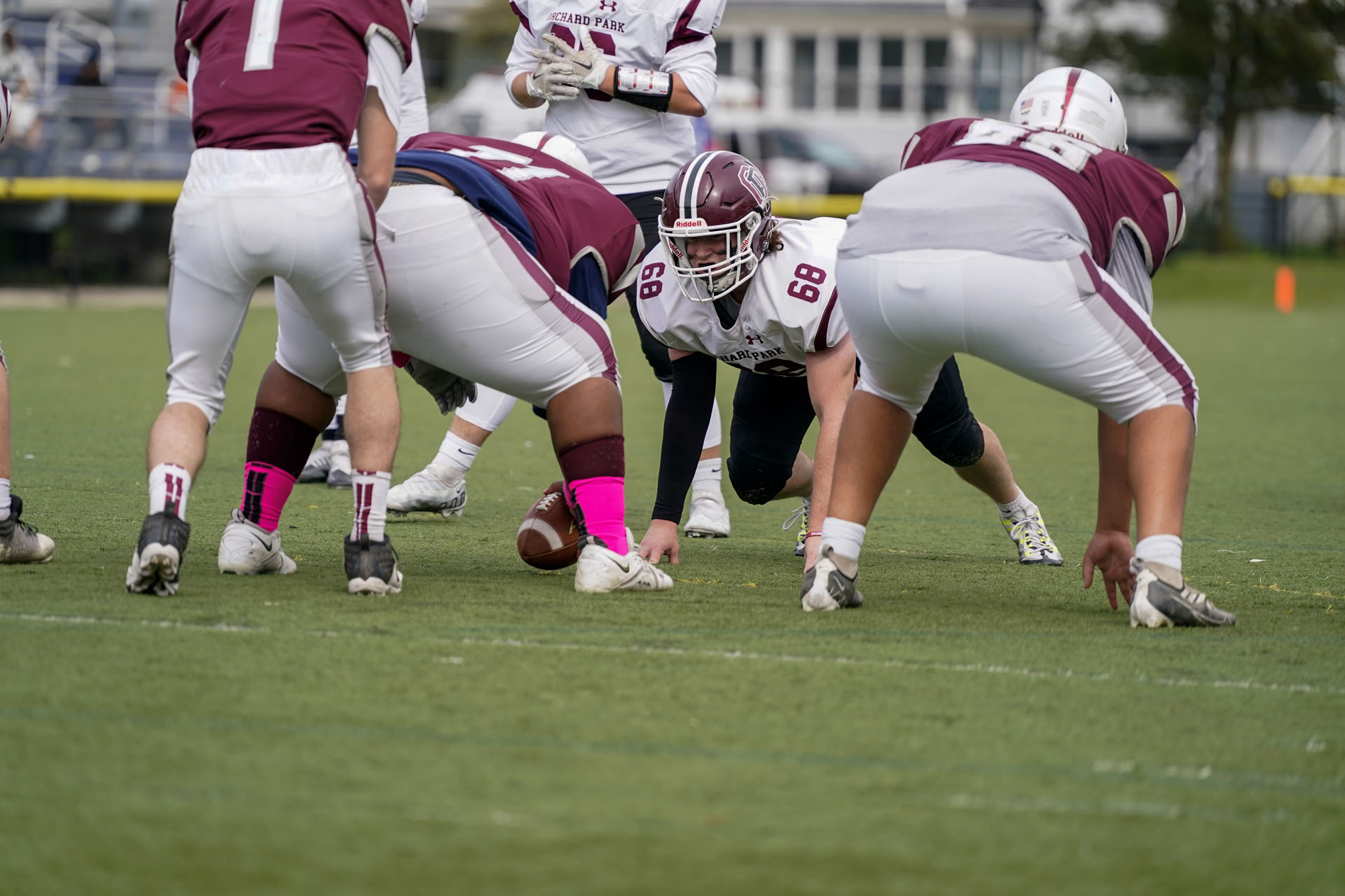 The Defensive Line ready for the play The Defensive Line ready for the play