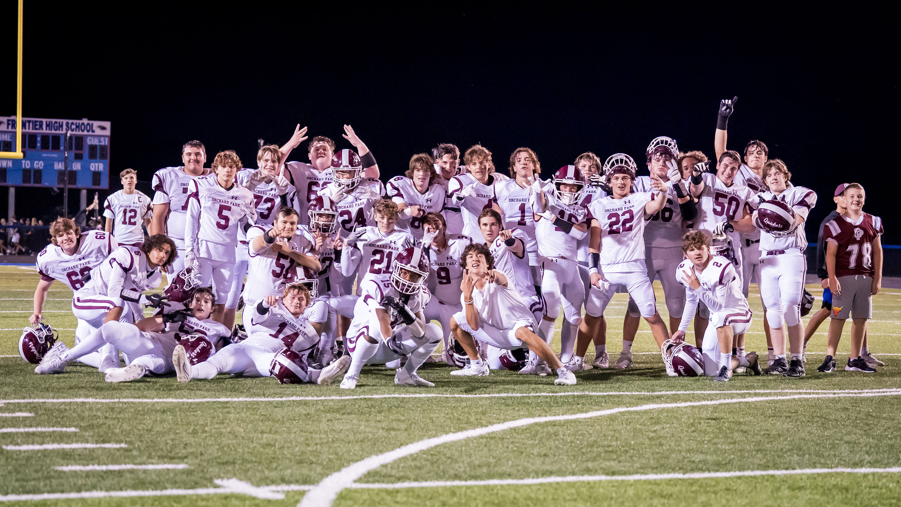 Orchard Park celebrating the win Orchard Park celebrating the win