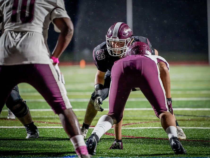 Offensive Lineman Ready and Focused Offensive Lineman Ready and Focused