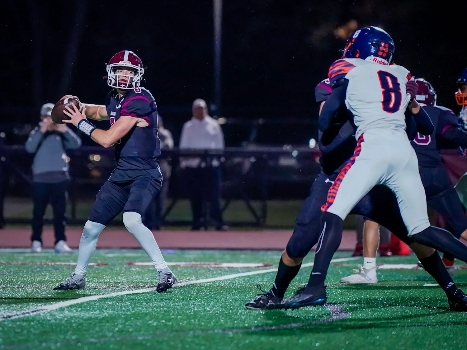 Throwing the ball down the field Throwing the ball down the field