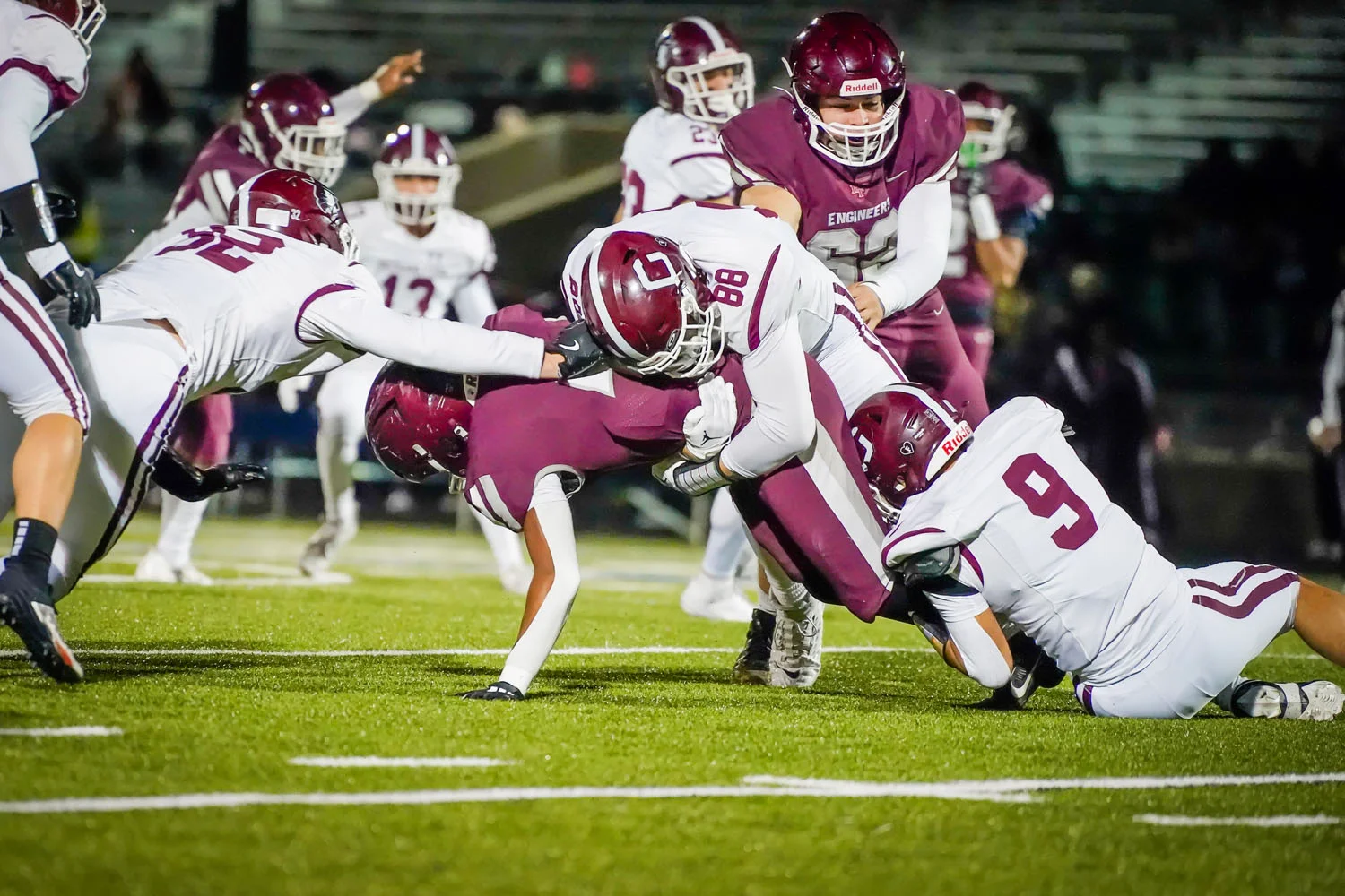 OP defense with the gang tackle