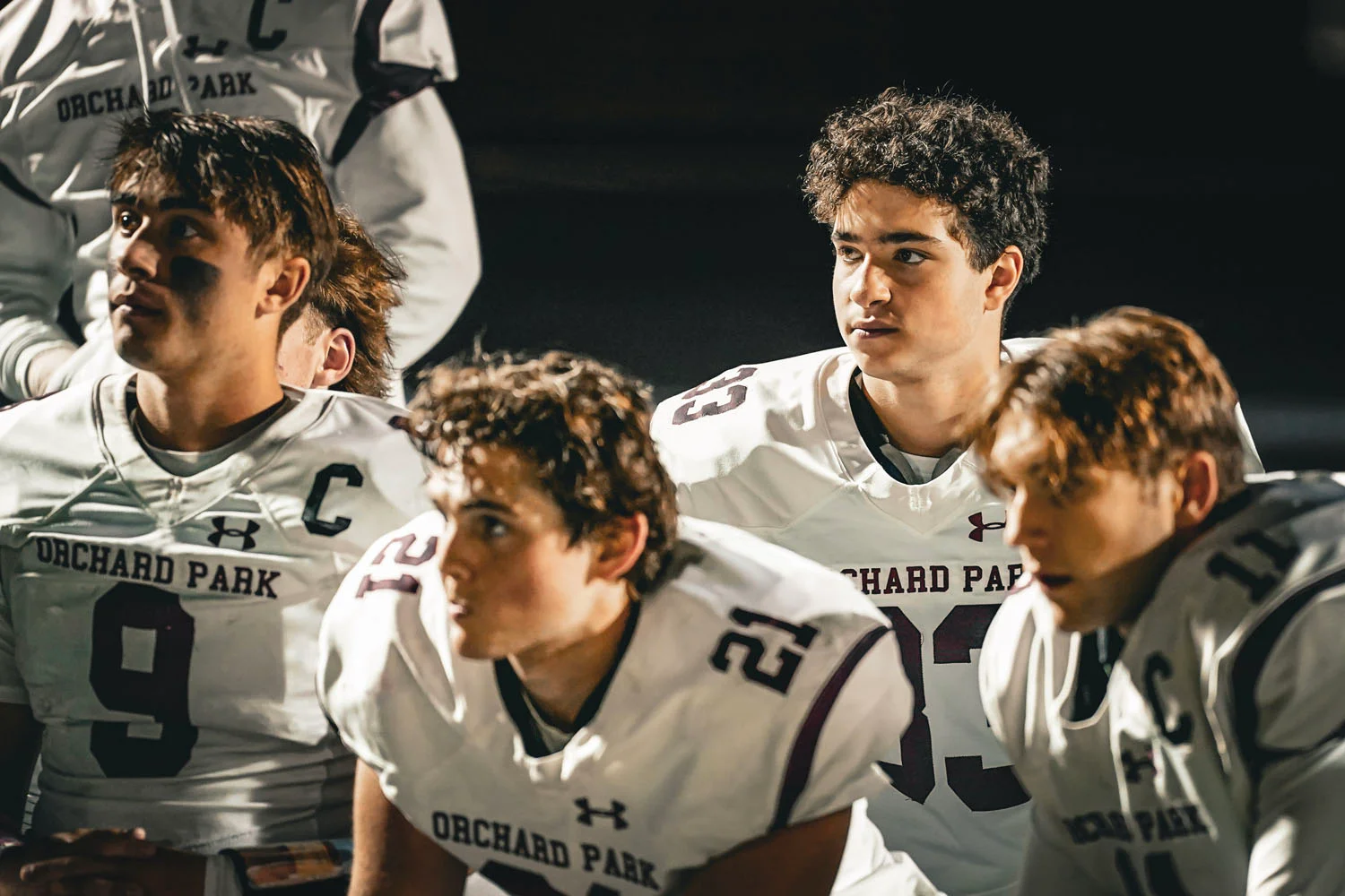 Post game huddle