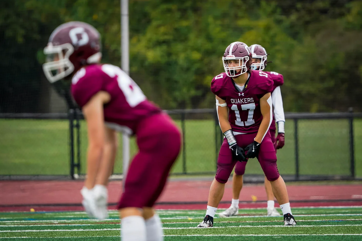 Kickoff Return team ready for play Kickoff Return team ready for play
