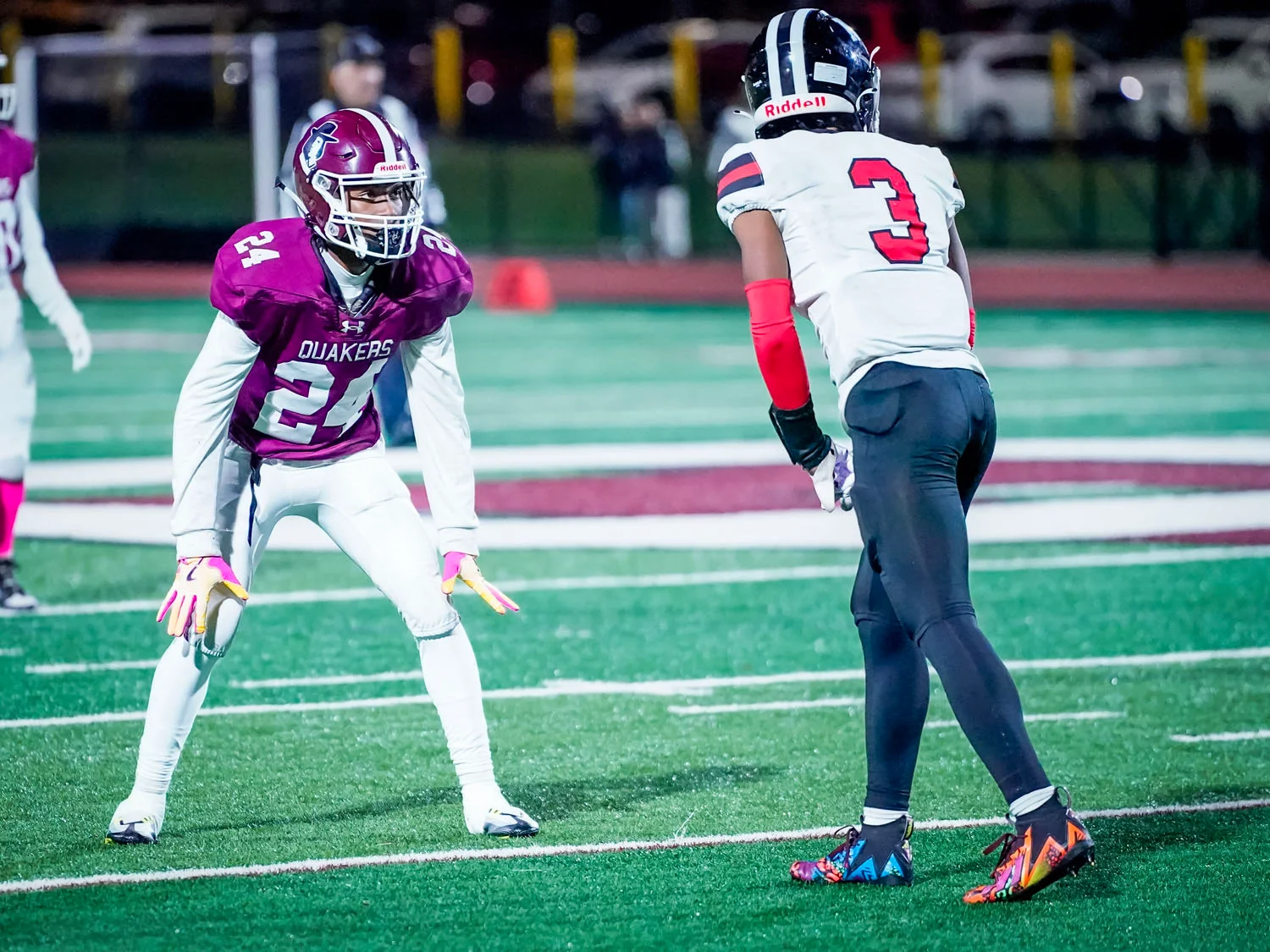 DB covering the WR DB covering the WR