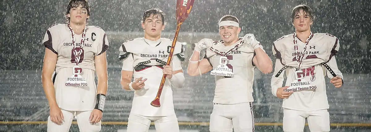 Orchard Park players who were recognized for their play Orchard Park players who were recognized for their play