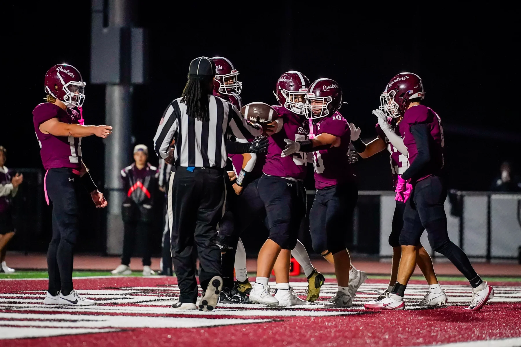 TD celebration