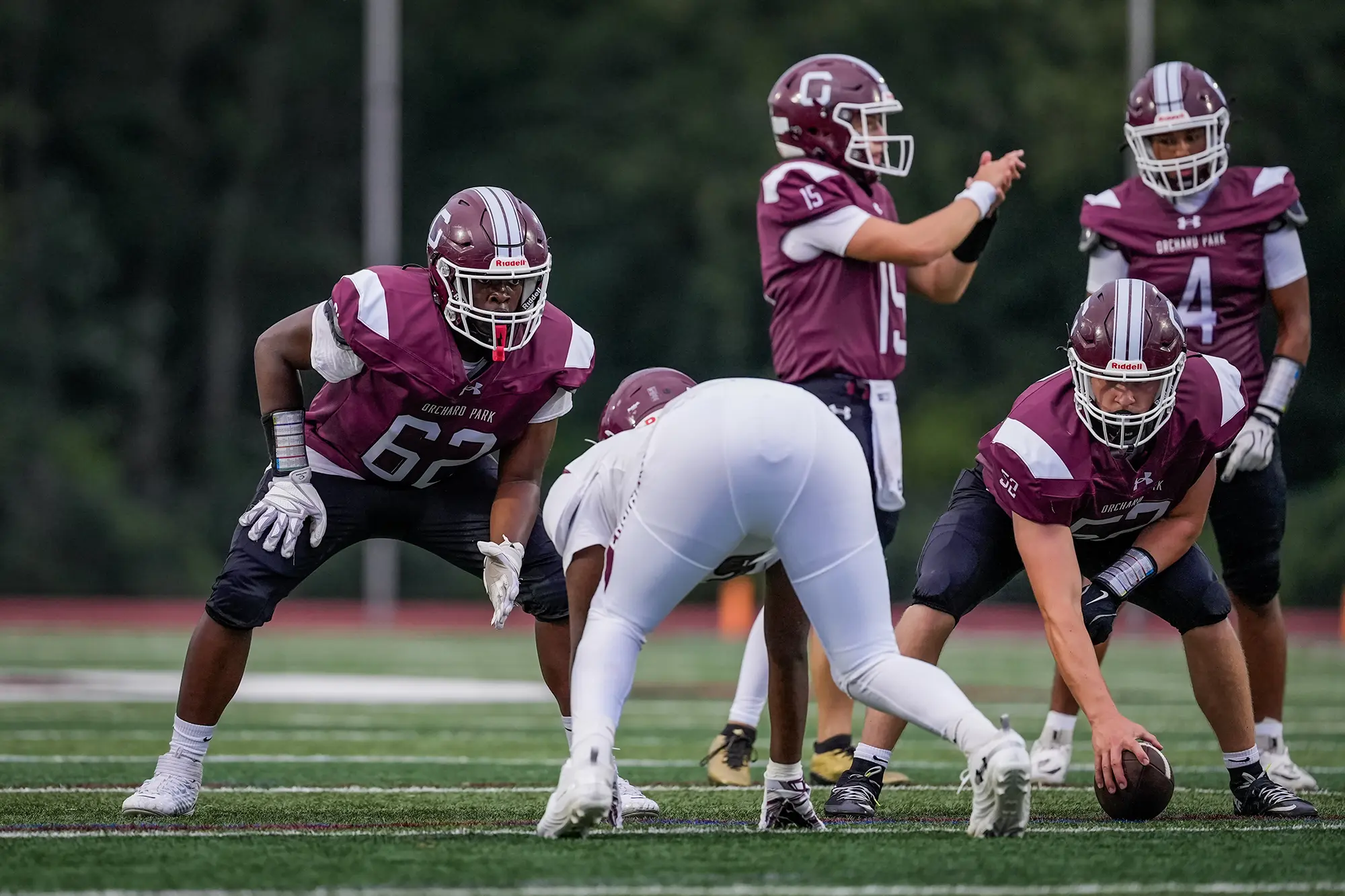 OL set and ready for the play